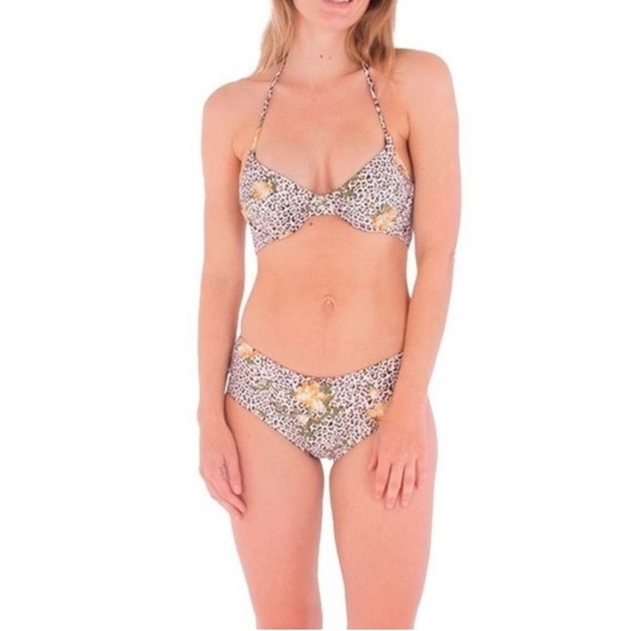 NWT Hurley Jungle Cat 2 piece swimsuit bikini set - Picture 8 of 8